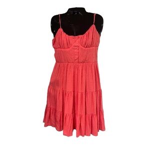 NWT Blue Rain coral spaghetti strap dress